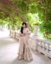 Designer Party Wear Look Pur Heavy Faux Georgette Top Plazo & Dupatta Set