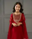 PRESENTING NEW DESIGNER EMBROIDERY SEQUENCE 5 mm WORK TOP WITH BOTTOM FULL STITCHED READY TO WEAR