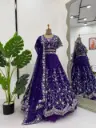 Lehenga (Stitched) Purple Lehenga Choli Set