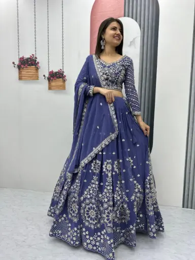 Launching Embroidered Lehenga Choli