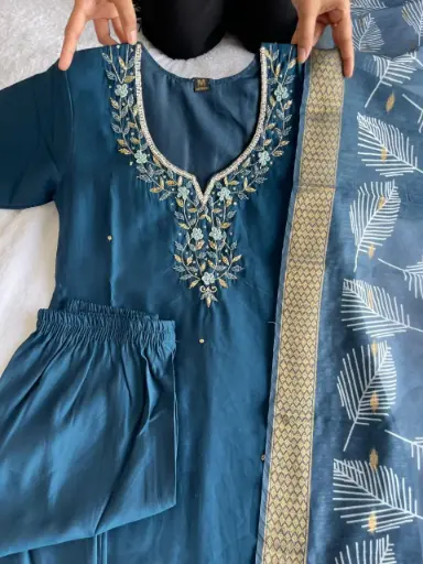 Launching New Designers Kurti Pent Dupatta Set