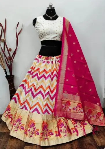 EV Premium Banarasi Design Lehenga 